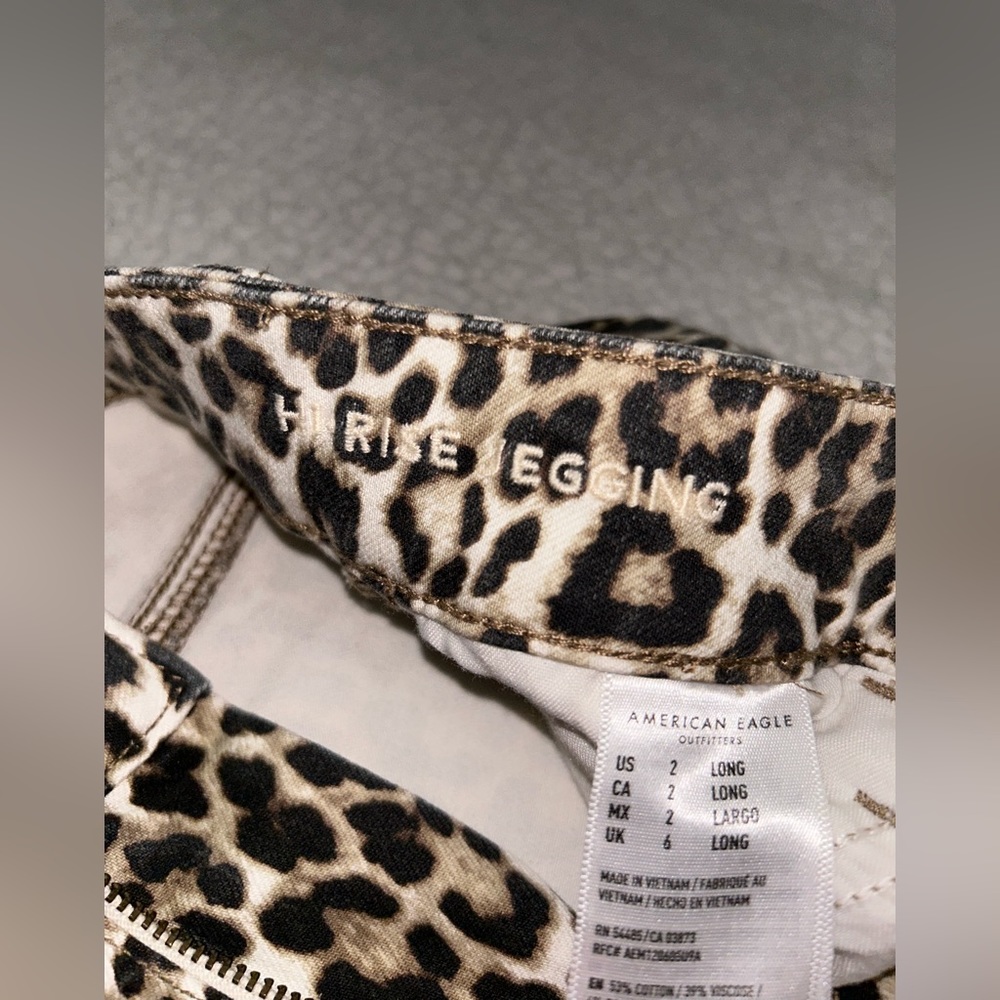 Cheetah Print Skinny Jeans American Eagle